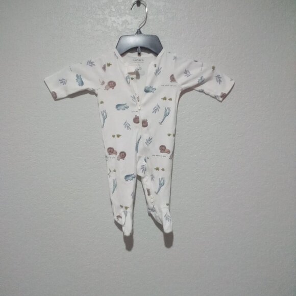 Carter's Onsie Sleeper w/feet - Picture 1 of 2